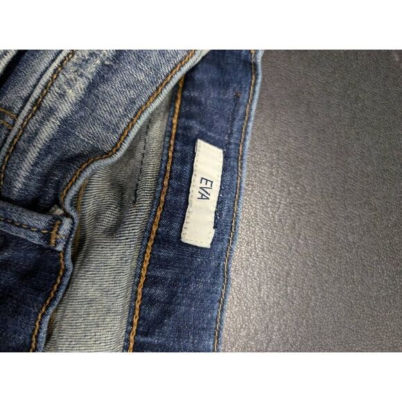 Driftwood Distressed Eva Raw Hem Denim Jeans Women's 30 - Picture 6 of 9